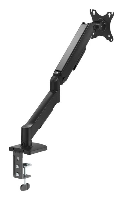 Iggual SPMP01-A Soporte de Monitor de Pinza Ajustable para Escritorio 17"-32", Negro - Gana Espacio en tu Mesa