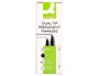 Q-connect Rotulador Permanente Marcador Doble Punta Negro 4 mm y 1 mm