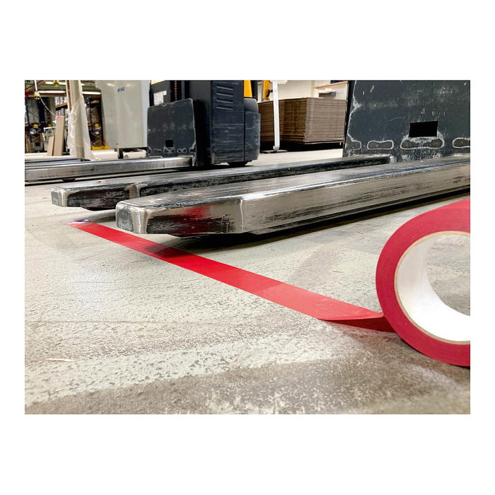 Durable Duraline Basic Cinta de marcado de suelo 50 mm x 33 m, amarillo y negro