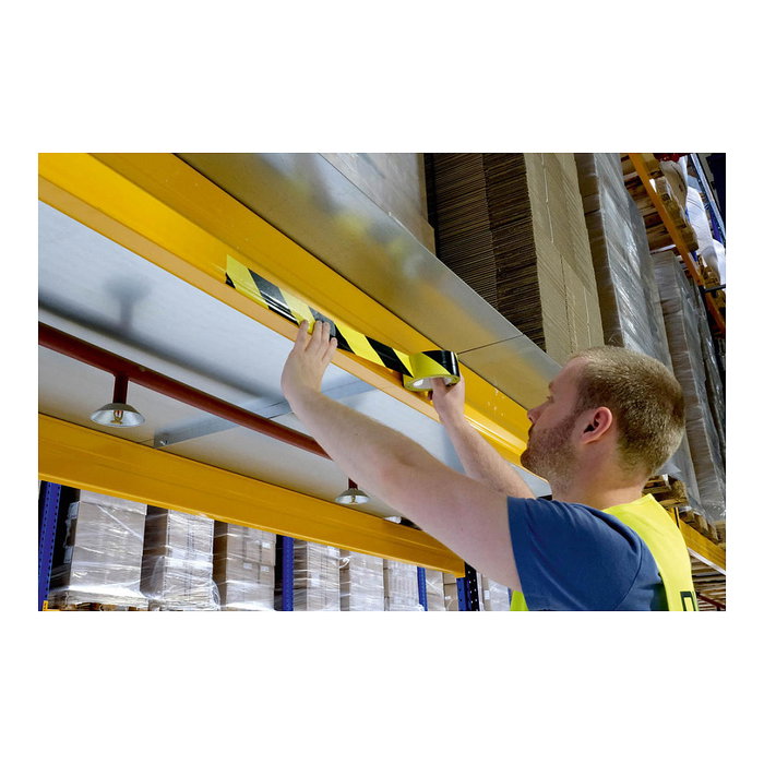 Durable Duraline Basic Cinta de marcado de suelo 50 mm x 33 m, amarillo y negro