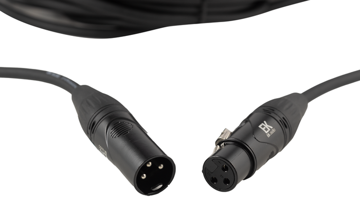 Ek Cable para Micrófono XLR-XLR Macho de 9 Metros