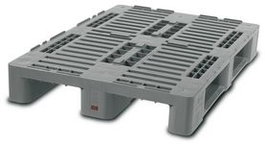 Oviplas Palet - Palet de plástico para almacenaje y transporte, 120 x 80 cm, 160 mm de alto, polipropileno