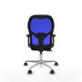 PIQUERAS Y CRESPO Silla de oficina Jorquera con mecanismo Sincro/Traslack, Morado y Azul