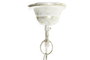 DKD Home Decor Lámpara de Techo de Hierro Blanco 51x51x38 cm
