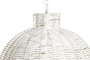DKD Home Decor Lámpara de Techo de Hierro Blanco 51x51x38 cm