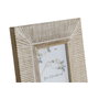 DKD Home Decor Marco de Fotos de Mango 10x15 Blanco Decape