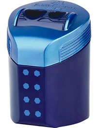 Faber-Castell Sacapuntas Doble Roll On Dots en Blister de 5 Unidades