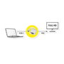 ROLINE 12033203 Adaptador USB-C a VGA 1080p Full HD 60Hz, USB 3.2 Gen 1, Cable 10 cm, Aluminio Plata
