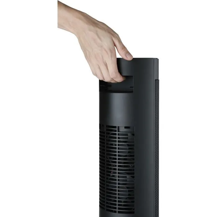 Domo Calefactor cerámico con efecto leña 2000 W Negro Domo Calefactor cerámico con efecto leña 2000 W Negro