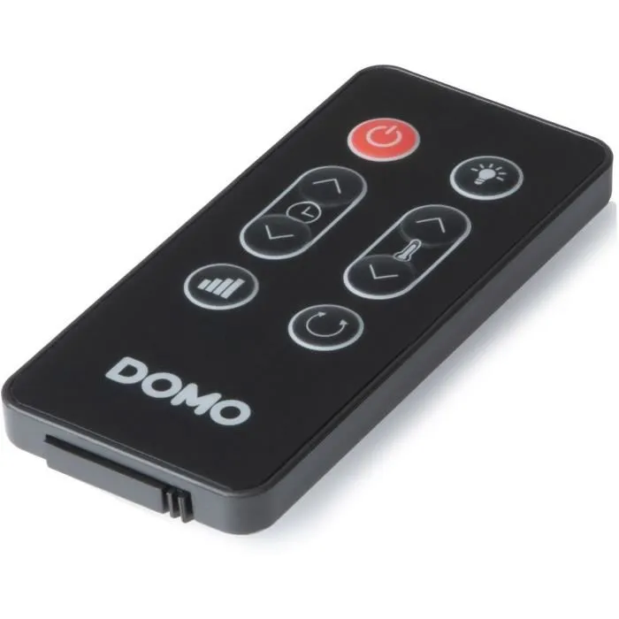 Domo Calefactor cerámico con efecto leña 2000 W Negro Domo Calefactor cerámico con efecto leña 2000 W Negro