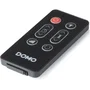Domo Calefactor cerámico con efecto leña 2000 W Negro