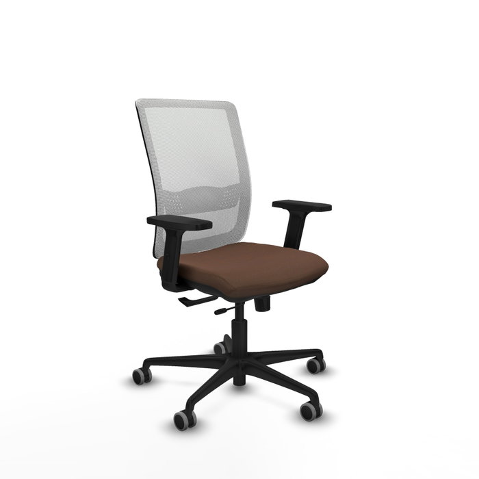 PIQUERAS Y CRESPO Silla de oficina Haches Marrón y Blanco PIQUERAS Y CRESPO Silla de oficina Haches Marrón y Blanco