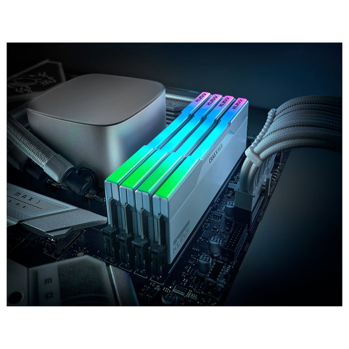 KLEVV CRAS V 32GB (16GBx2) 6000 CL30 Blanco EXPO KLEVV CRAS V 32GB (16GBx2) 6000 CL30 Blanco EXPO