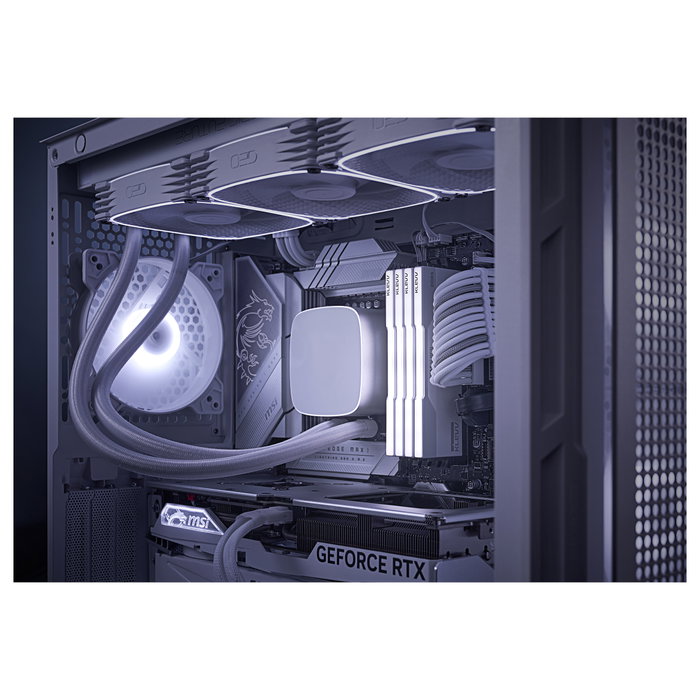 KLEVV CRAS V 32GB (16GBx2) 6000 CL30 Blanco EXPO KLEVV CRAS V 32GB (16GBx2) 6000 CL30 Blanco EXPO