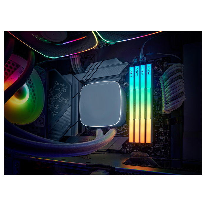KLEVV CRAS V 32GB (16GBx2) 6000 CL30 Blanco EXPO KLEVV CRAS V 32GB (16GBx2) 6000 CL30 Blanco EXPO