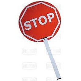 DUVER Paleta de señalización STOP/Dirección