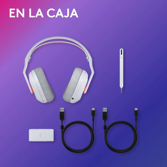 Logitech G Astro A20 X Blanco, Auriculares Inalámbricos con PLAYSYNC AUDIO, Bluetooth 5.3 y LIGHTSPEED