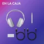 Logitech G Astro A20 X Blanco, Auriculares Inalámbricos con PLAYSYNC AUDIO, Bluetooth 5.3 y LIGHTSPEED