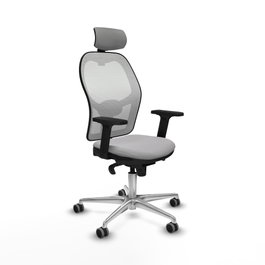 PIQUERAS Y CRESPO Silla de oficina Jorquera Gris claro y Blanco