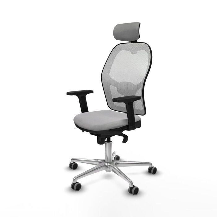 PIQUERAS Y CRESPO Silla de oficina Jorquera Gris claro y Blanco PIQUERAS Y CRESPO Silla de oficina Jorquera Gris claro y Blanco