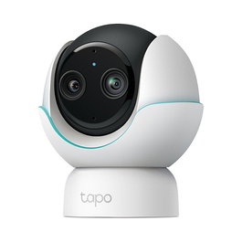 TP-Link Tapo C840 Cámara Smart Baby con Dual Objetivo, Vídeo 1440p a 30 fps, Wi-Fi, IR, Modo Noche, MicroSD, Blanco