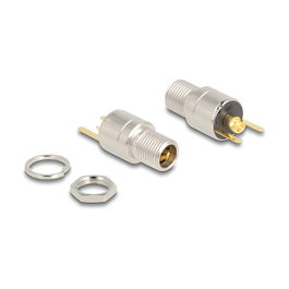 DeLOCK Conector DC 5,5 x 2,5 mm Hembra para Soldar - 20 V / 15 A
