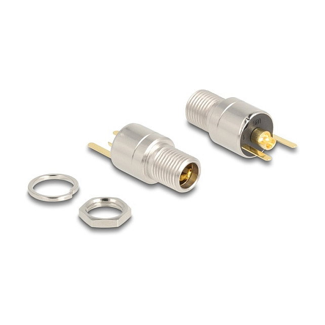 DeLOCK Conector DC 5,5 x 2,5 mm Hembra para Soldar - 20 V / 15 A DeLOCK Conector DC 5,5 x 2,5 mm Hembra para Soldar - 20 V / 15 A