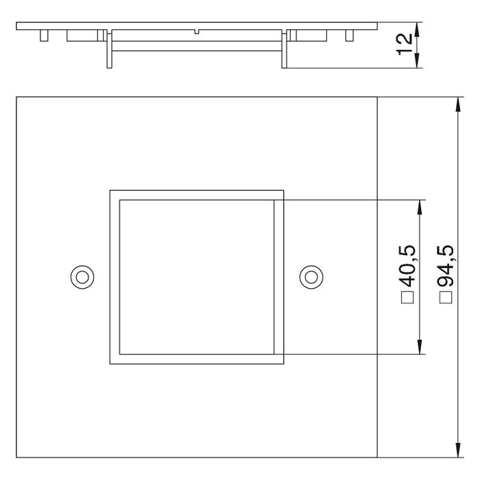 OBO Bettermann 6109840 Protectora Amarillo 1 Ficha Schuko - Poliamida 94,5 mm