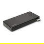 LINDY DST-Micro USB Typ C 4K Micro Dockingstation 43336 - Alámbrico, USB 3.2 Gen 1, USB-C, 60W PD, HDMI, 3840x2160, Negro, Aluminio
