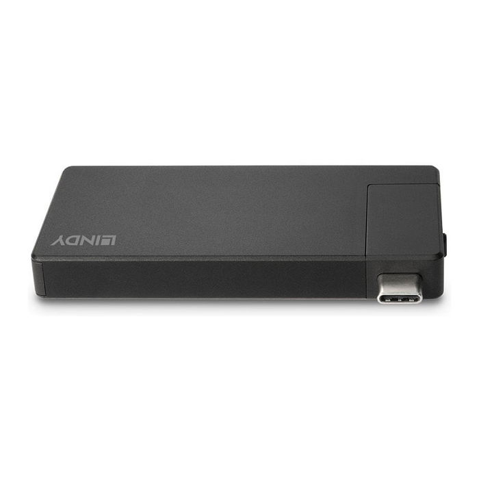 LINDY DST-Micro USB Typ C 4K Micro Dockingstation 43336 - Alámbrico, USB 3.2 Gen 1, USB-C, 60W PD, HDMI, 3840x2160, Negro, Aluminio LINDY DST-Micro USB Typ C 4K Micro Dockingstation 43336 - Alámbrico, USB 3.2 Gen 1, USB-C, 60W PD, HDMI, 3840x2160, Negro, Aluminio