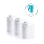 Alkanatur Pack de 3 Filtros de Agua Blanco