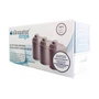 Alkanatur Pack de 3 Filtros de Agua Blanco
