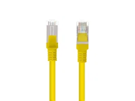 Lanberg PCF5-10CC-0050-Y Cable de red RJ-45 Cat5e F/UTP (FTP) Apantallado 0.5 Metros Amarillo - Para conexiones de red Plug and Play