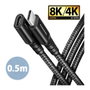 Axagon Cable de Extensión USB-C a USB-C 3.2 Gen 2x2 0,5 m Negro