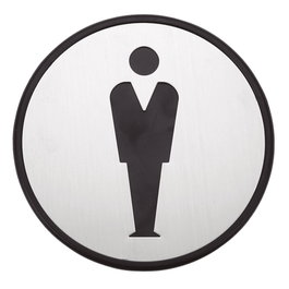 Hantums Símbolo de baño adhesivo hombre Ø97mm