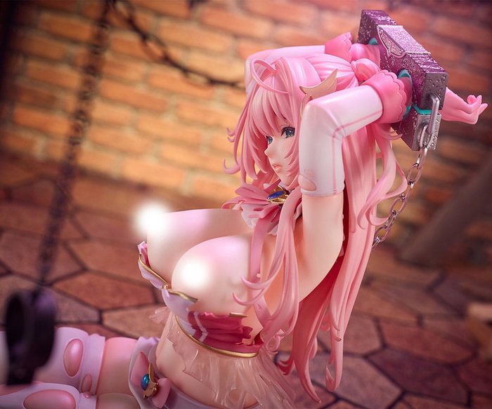 Hotvenus With the Snap of My Fingers, Forced Ovulation Hypnosis Estatua 1/5 Marble, Heroine of Justice DX Ver. 19 cm
