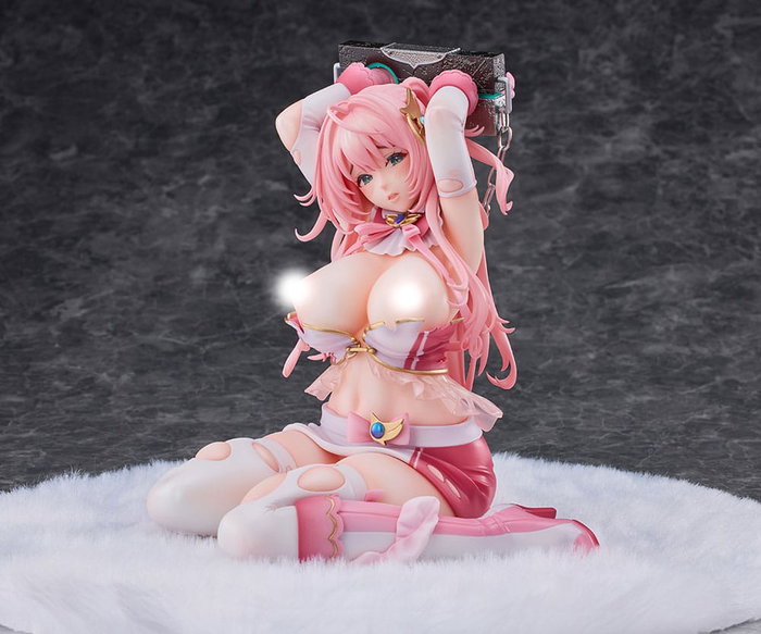 Hotvenus With the Snap of My Fingers, Forced Ovulation Hypnosis Estatua 1/5 Marble, Heroine of Justice DX Ver. 19 cm