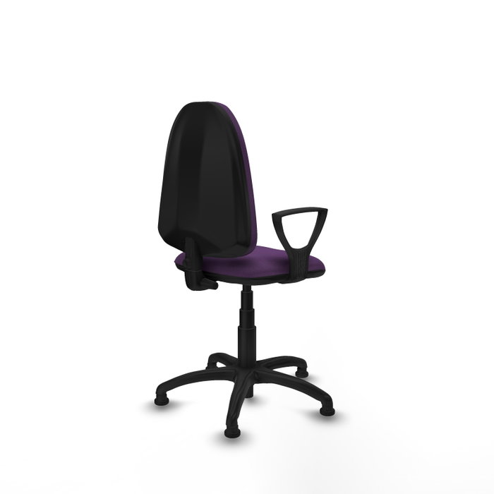 PIQUERAS Y CRESPO Silla de oficina Aýna Morado con Brazos Fijos PIQUERAS Y CRESPO Silla de oficina Aýna Morado con Brazos Fijos