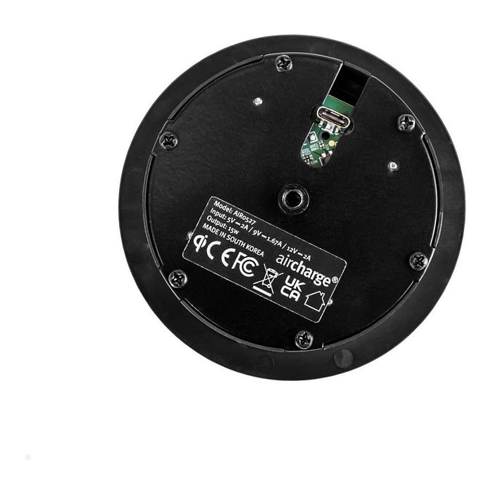 Bachmann AirCharge 15W EPP Cargador Inalámbrico Negro