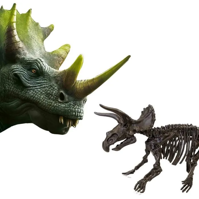 SES Creative Excavación 2 en 1 Dinosaurios y Esqueletos Triceratops para Niños a partir de 5 Años