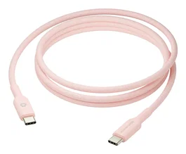 Dbramante1928 CB20CCPI7206 Cable USB-C a USB-C 1.5 Metros para Carga Rápida 60 W, Color Rosa