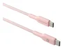 Dbramante1928 CB20CCPI7206 Cable USB-C a USB-C 1.5 Metros para Carga Rápida 60 W, Color Rosa