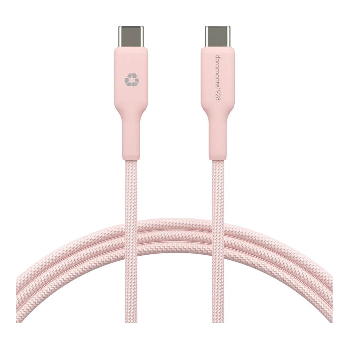 dbramante1928 Cable USB-C a USB-C de 1,5 m Trenzado Rosa