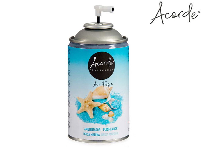 Acorde Recambio Ambientador Aerosol Brisa Marina 250 ml (6 Unidades) Acorde Recambio Ambientador Aerosol Brisa Marina 250 ml (6 Unidades)