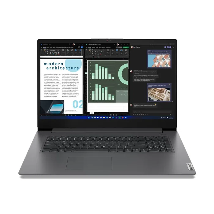 Lenovo Portátil V17 G4 IRU Intel Core i7-13620H 17.3" FHD IPS 16GB RAM 512GB SSD Windows 11 Home Español - Gris