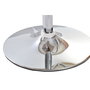 DKD Home Decor Taburete PU Nogal Ajustable Crema