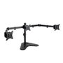 Tooq Soporte de Mesa para 3 Pantallas 17-27 pulgadas, Negro