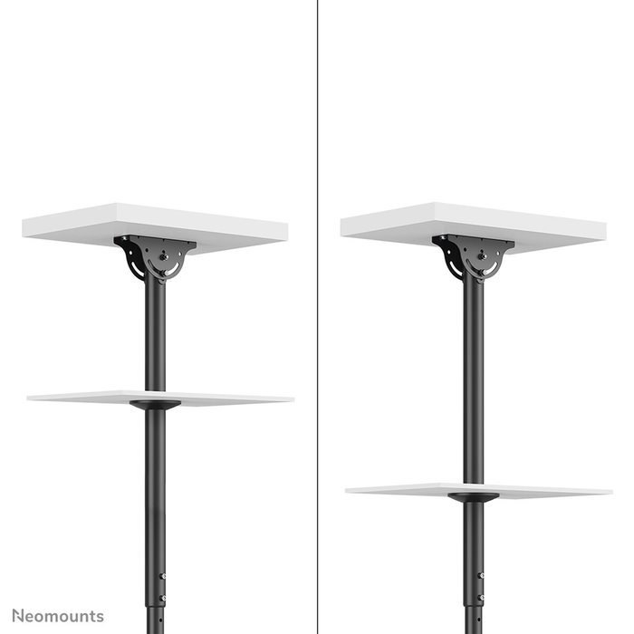 Neomounts Soporte de Techo para Pantalla 37"-70" Brazo Articulado Altura 106-156 cm Capacidad Máx. 50 kg Negro