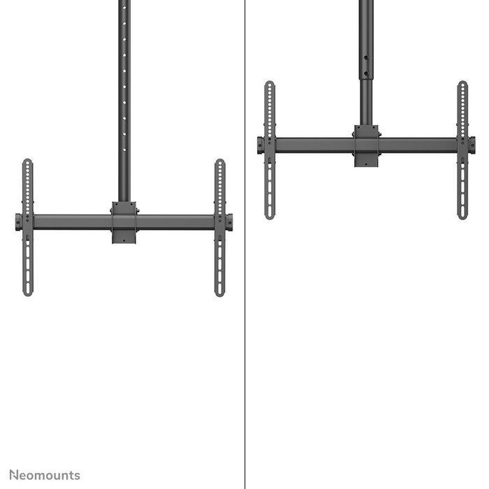 Neomounts Soporte de Techo para Pantalla 37"-70" Brazo Articulado Altura 106-156 cm Capacidad Máx. 50 kg Negro