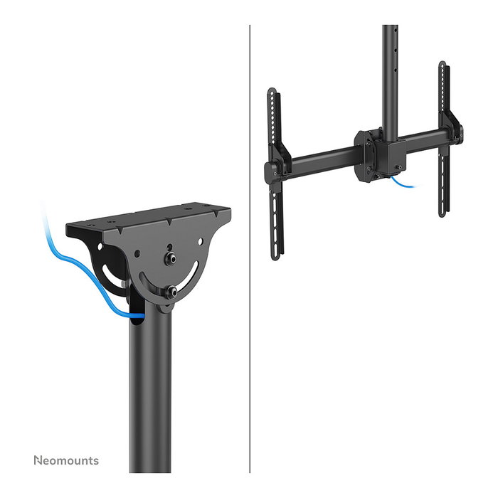 Neomounts CL35-440BL16L Soporte Techo Monitor/TV 37-70" 150x200mm 600x400mm -25°-0° -180°-180° 6° Negro